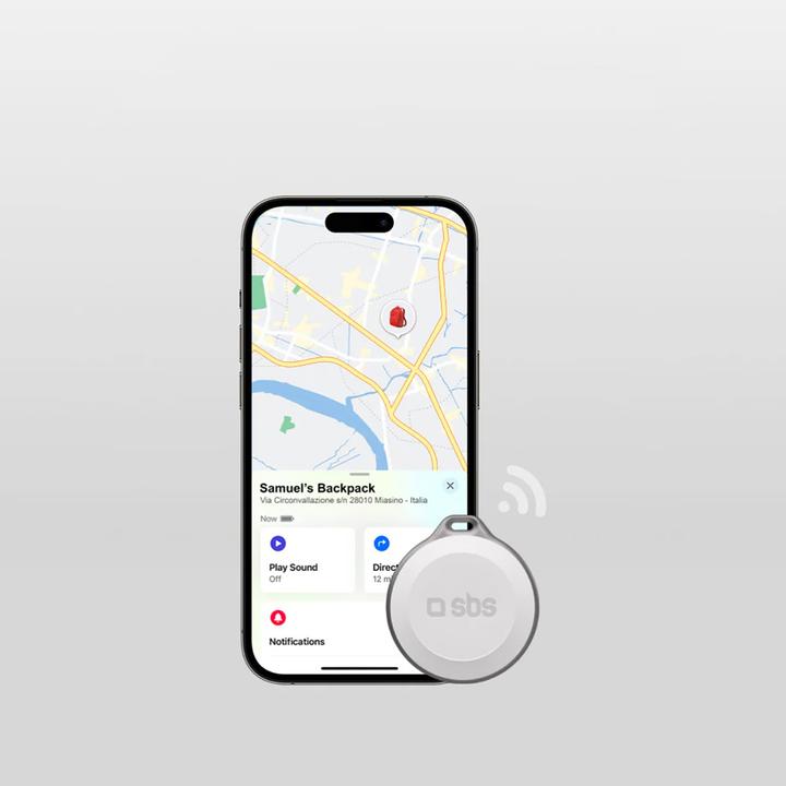 Image du produit SBS Viseur d'objet étanche, compatible avec Apple Find My (iOS)