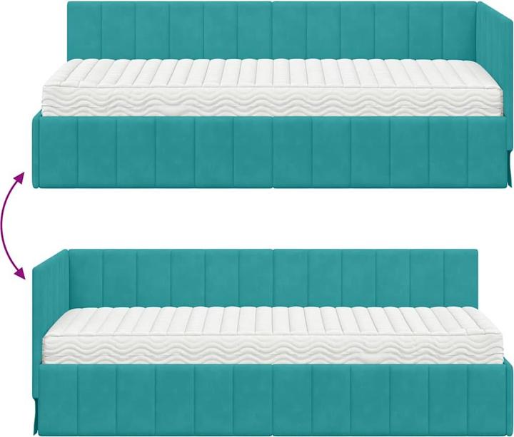 Image du produit vidaXL Eckbettgestell (80 x 200 cm)