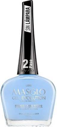 Actual product image Masglo GEL EVOLUTION Nail Polish Gel Effect No UV/Led Lamp Required Duration up to 12 days 0.5 Fl Oz (Gel-Effect Nail Polish)