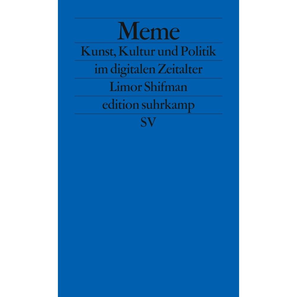 Thumbnail - Meme, Sachbücher von Limor Shifman