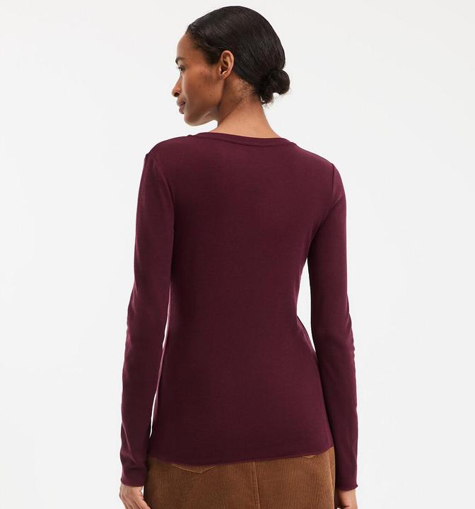 Immagine prodotto La Redoute Collections Langarm-Shirt mit rundem Ausschnitt (L)