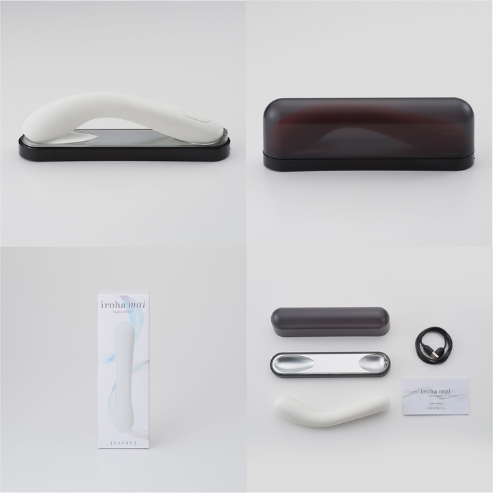 Actual product image Iroha mai TOKI Haptic WAVE vibrator white