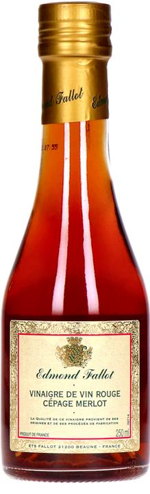Edmond Fallot Vinaigre de vin rouge issu de raisins Merlot (250 ml)