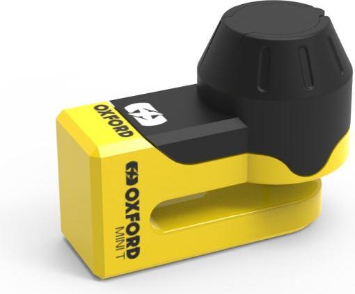 Oxford Mini T Disc Lock Yellow