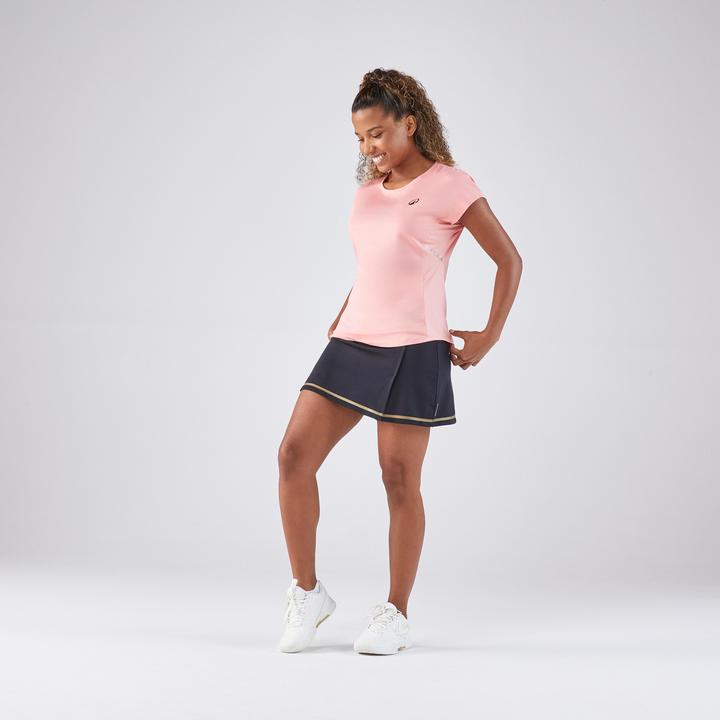 Image du produit Artengo T-shirt tennis col rond dry femme - TTS DRY F Rose (M)