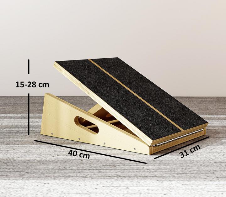 Produktbild SportNow Schrägbrett Buchenholz Naturholz