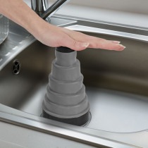 Actual product image Je Cherche Une Idee Sink cleaner - grey - 10 cm (1 pcs.)