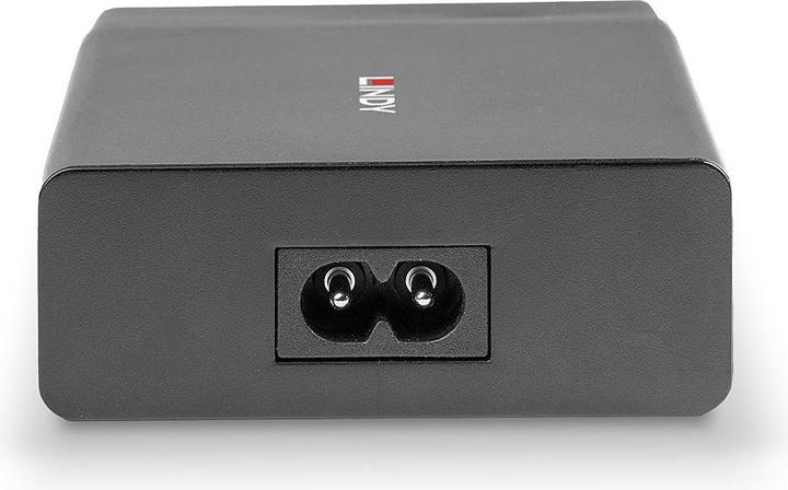 Produktbild Lindy 73329 Ladegerät für Mobilgeräte Indoor Schwarz (72 W, 1 Port)