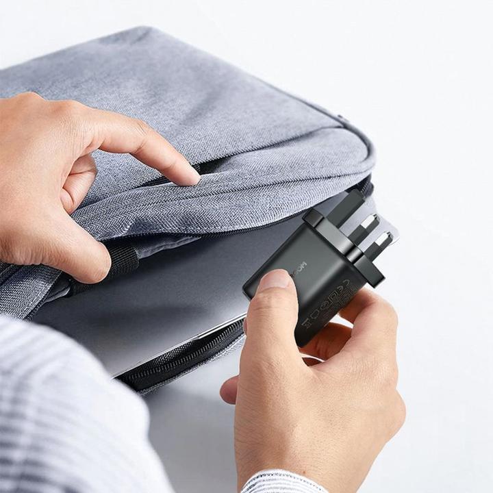 Actual product image Joyroom JR-TCF23 25W Wandladegerät mit 1m USB-C Kabel - Schwarz (25 W)