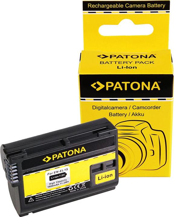 Patona Battery f. Nikon EN-EL15 V1 D7000 D800 D800 100% DECODED (Camera battery)