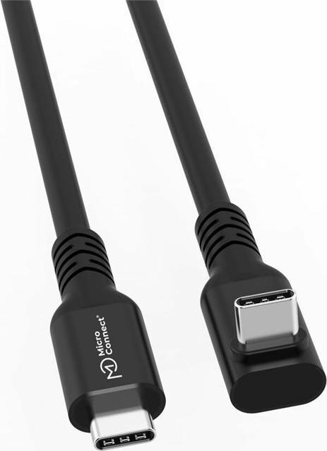 Actual product image MicroConnect USB-C 3.2 Gen 2x2 Premium (0.25 m, USB 3.2 Gen 2x2, 100 W)
