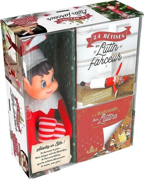 Larousse pratique Lutin farceur attend Noël (French, Collectif, 2024)