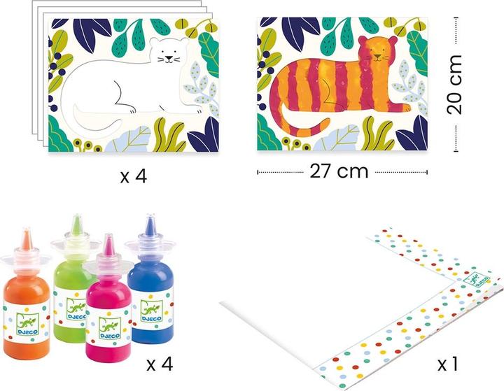 Produktbild Djeco Fingermalen Meer