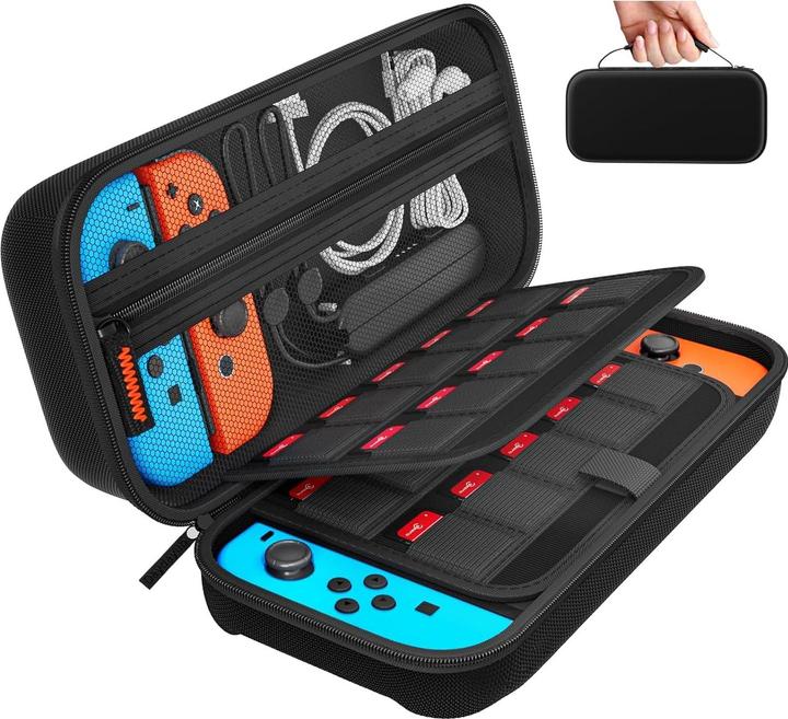 Image du produit The Toy Company Nintendo Switch-Schutzhülle, Nintendo Switch Case, Tragetasche aus hartem Material (Switch)