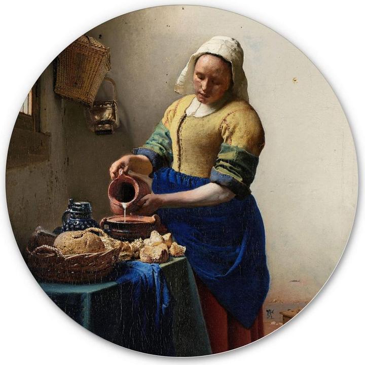 Immagine prodotto Trenddeko La ragazza con la brocca di latte (Ø 120 cm)