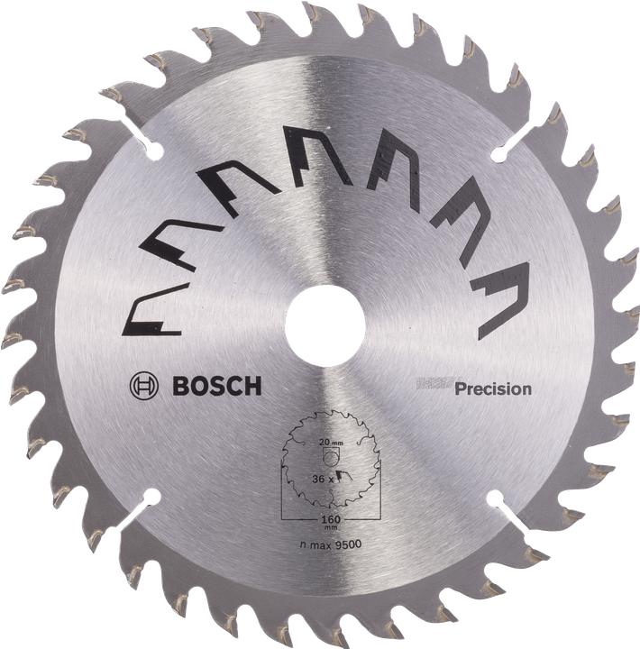 Bosch Zubehör Kreissägeblatt PRECISION D= 160 mm Bohrung= 20 mm Z= 36