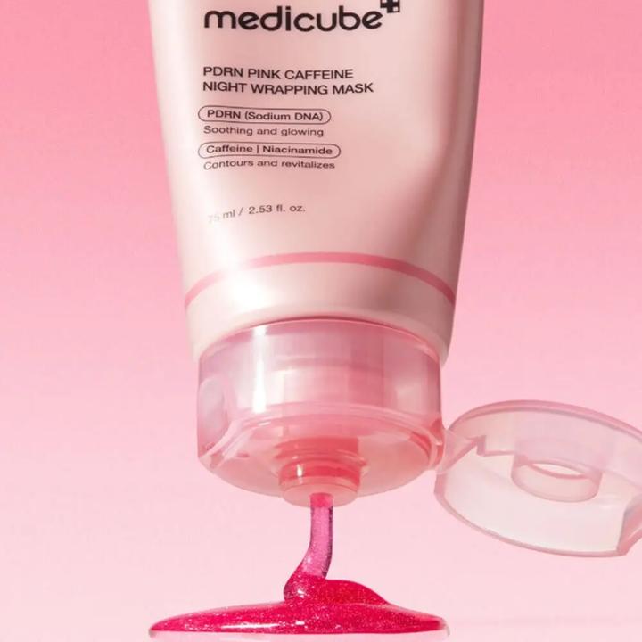 Image du produit Medicube PDRN Pink Caffeine Night Wrapping Mask (75 ml)