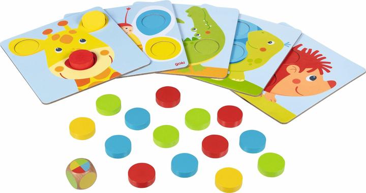 Goki My first colour sorting game (English, French, German, Italian)