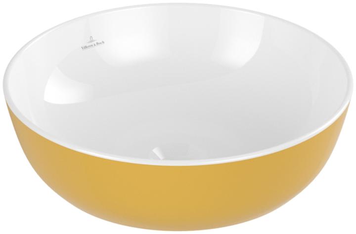 Produktbild Villeroy & Boch V&B Aufsatzwaschtisch ARTIS 430mm, rund, ohne ÜL indian summer (450 mm, 200 mm)