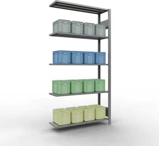 Image du produit Schulte Lagertechnik Système d'assemblage de rayonnages MULTIplus85 avec traverses de longueur