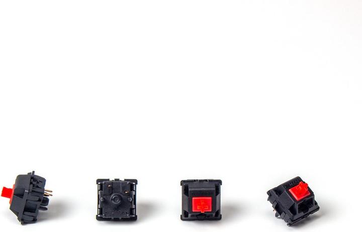 Actual product image Keychron Gateron KS-3X Full Black Switch (110 pieces)