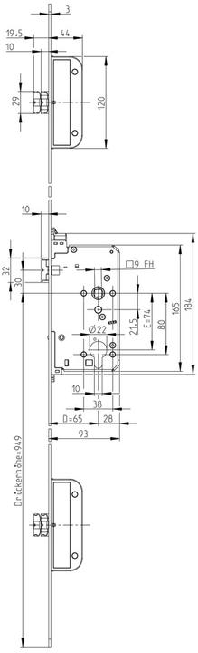 Immagine prodotto G-U Serrature antipanico GU SECURY-Automatic 2116 (Cilindro profilato)