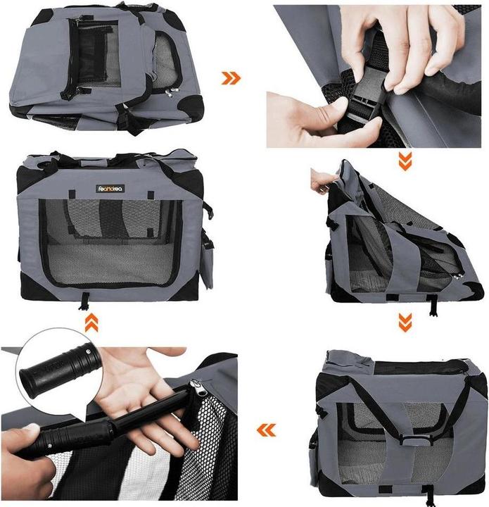 Immagine prodotto Feandrea Transportbox für Hunde & Katzen M, Breite: 70 (Cane, Traspirante)