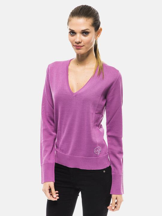 Produktbild Montana Frauen Leder Pullover - Valora Lux Modell - Made In Italy (42)