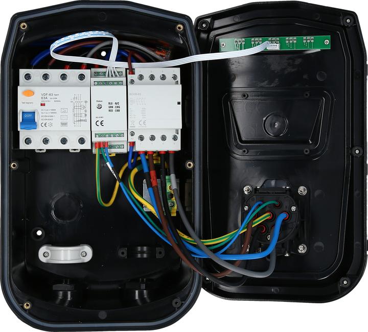 Actual product image KS Tools efuturo wallbox with type 2 power socket, three phase, without RFID access (Type 2, 11 kW, 16 A, Type 2)