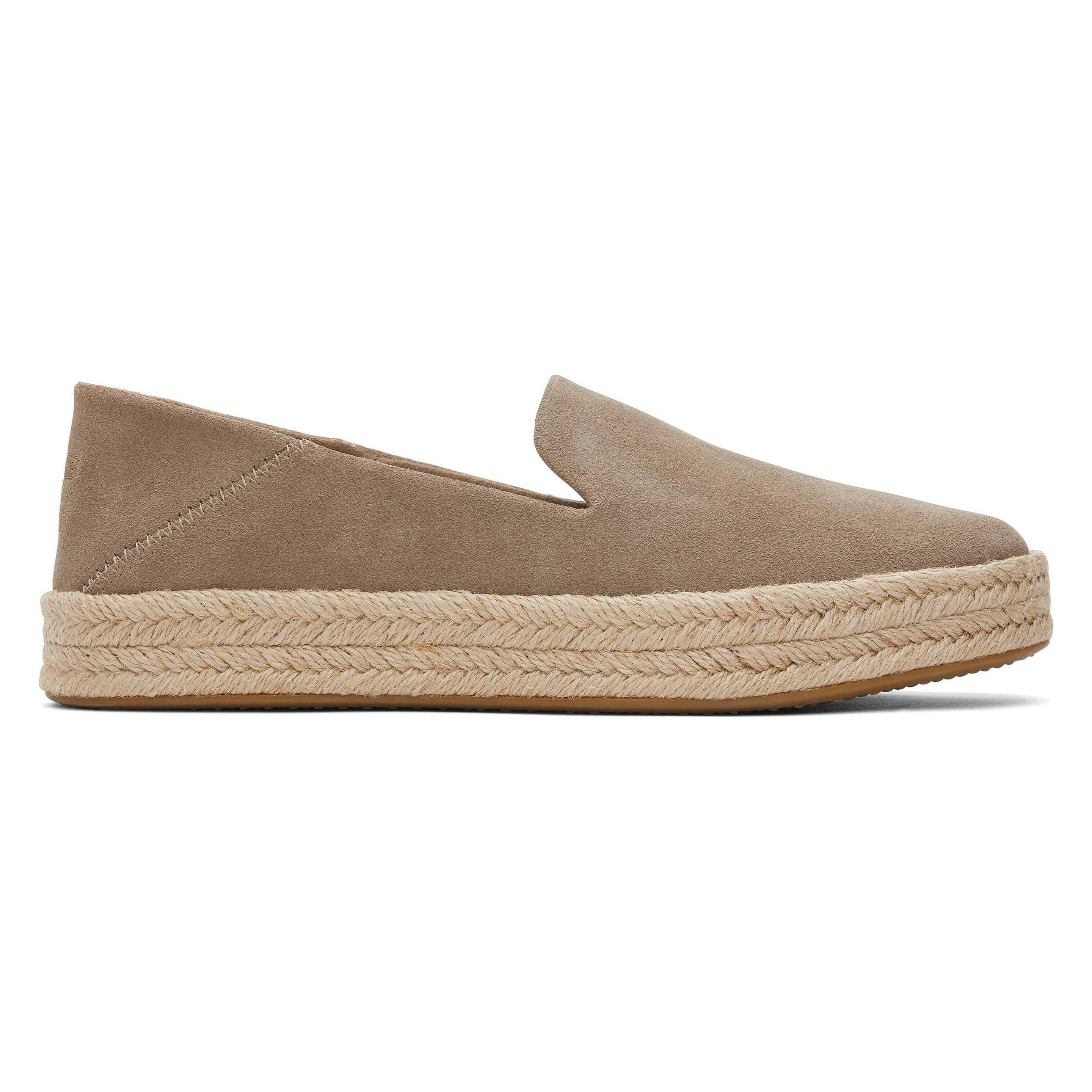 Toms, Damen, Espadrilles, W's Carolina Suede, Braun, (38.5)