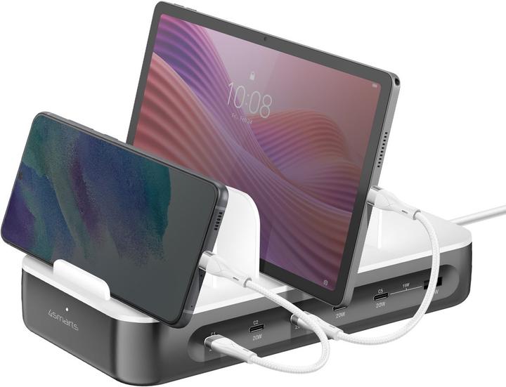 Actual product image 4smarts Charging station Team 100W 5C/1A incl. 6 cables (100 W)