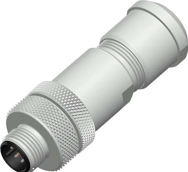 Produktbild RS PRO M12 Rundsteckverbinder Stecker zur Kabelmontage, 8-polig 2A IP67