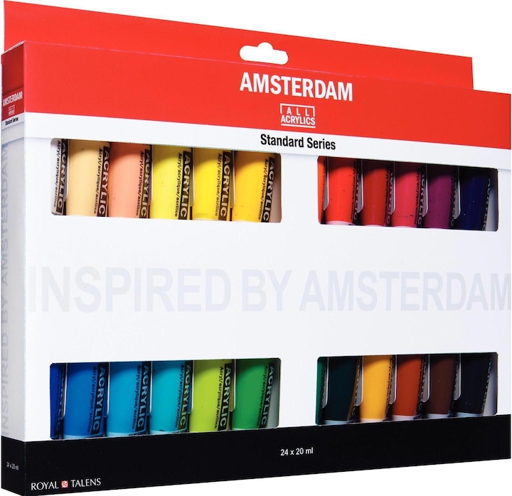 Amsterdam Acrylfarbe Set (Mehrfarbig, 480 ml)