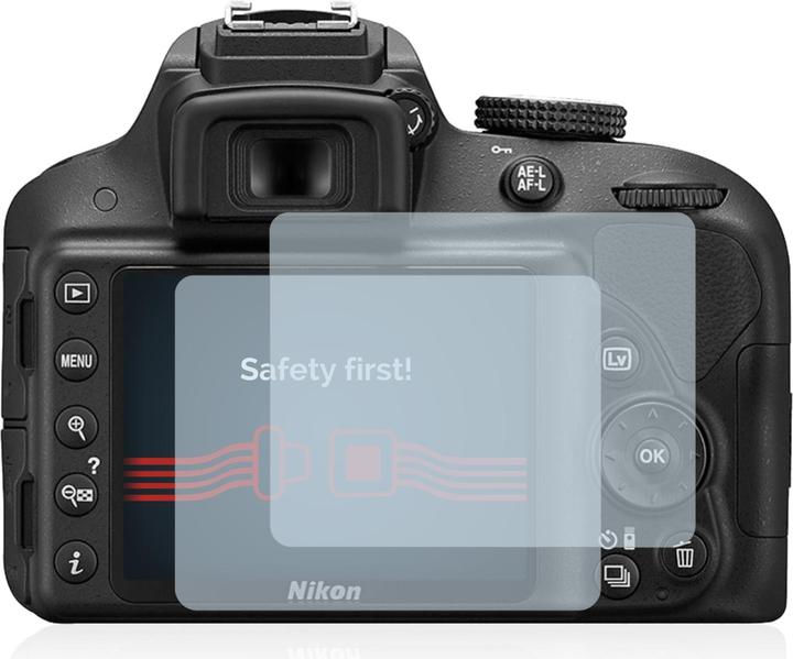 Actual product image Savvies Tempered Glass (Screen protector, D3300)