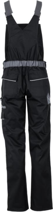 Actual product image Planam Ladies dungarees black/slate/zinc 46 48 (48)
