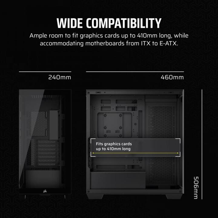Produktbild Corsair 3500X (E-ATX, ATX, Mini-ITX, mATX)