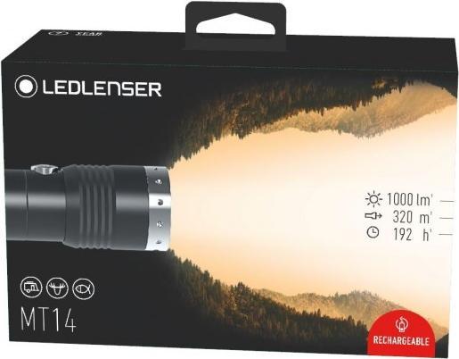 Produktbild Ledlenser MT14 Handscheinwerfer Schwarz, Silber (15.10 cm, 1000 lm)