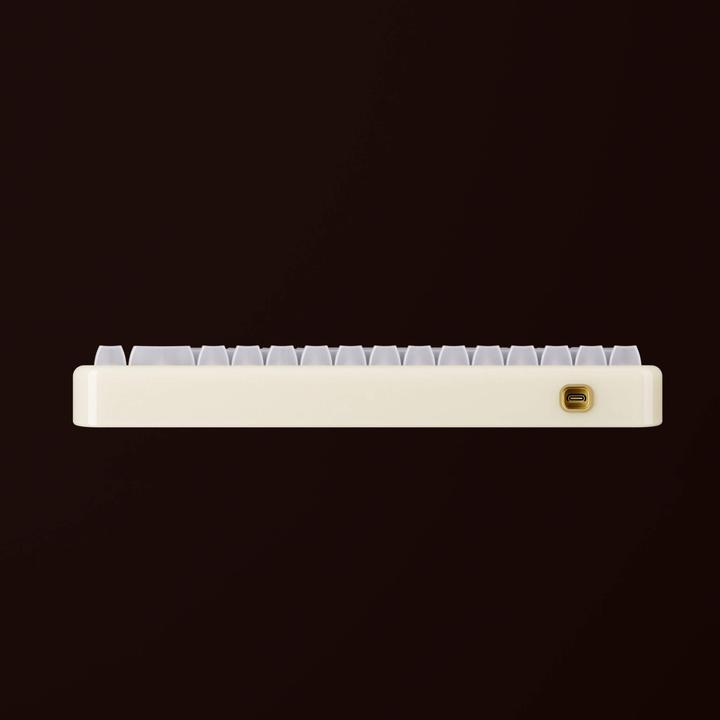 Image du produit Akko YU01 White Jade Gaming-Tastatur, RGB - 65%, V3 Piano Pro Switches (ISO) (USA, Filaire, Sans fil)
