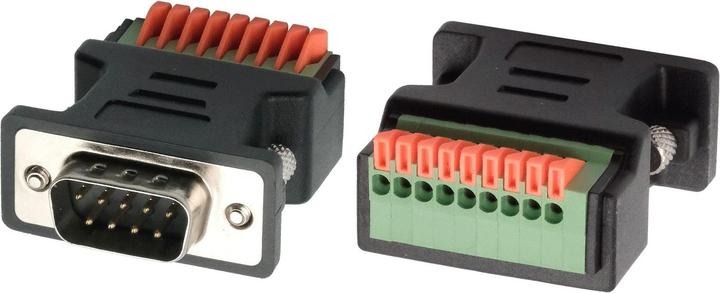Actual product image Exsys DB9 Terminal Block Adapter (20 Pin Terminal Block, 9 cm)
