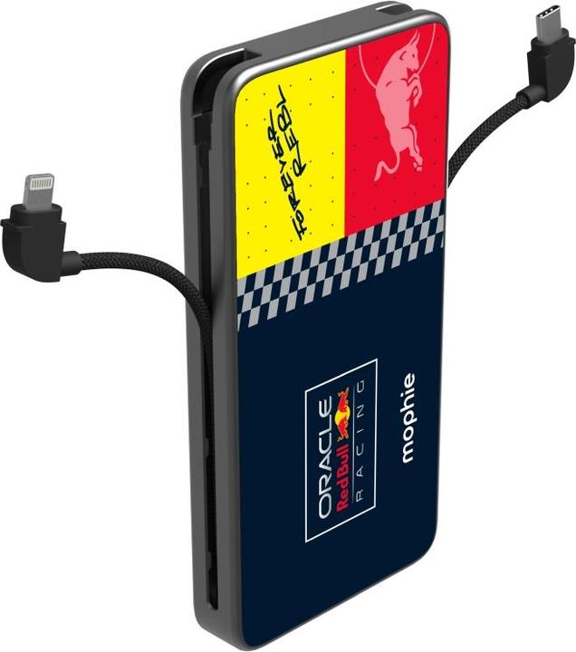 Produktbild mophie Powerstation Plus 10K Red Bull Racing - 10.000 mAh Powerbank (10000 mAh, 30 W, 37 Wh)