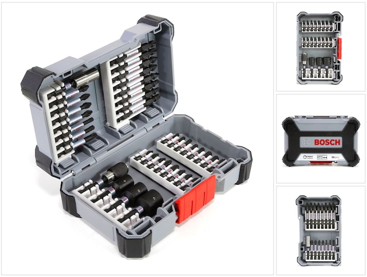 Produktbild Bosch Professional Zubehör 36-tlg. Impact Control Schrauberbit-Set (Kreuz Phillips PH M1, Kreuz Phillips PH M2, Kreuz Pozidriv PZ M2, Kreuz Phillips PH M3, Kreuz Pozidriv PZ M3)