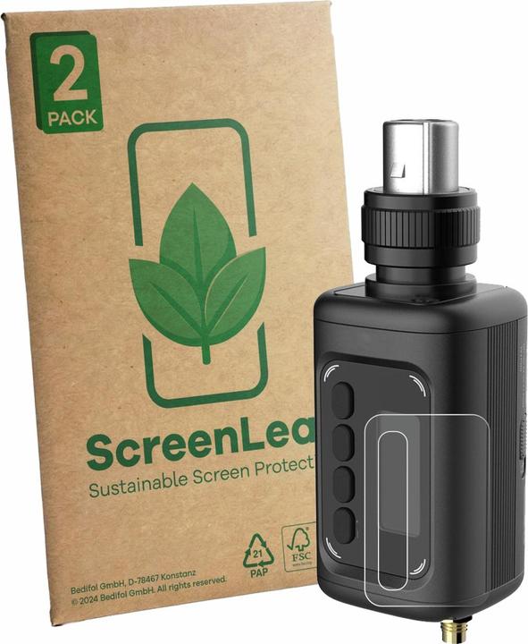 Produktbild ScreenLeaf Schutzfolie für Deity THEOS DXTX nachhaltiger Displayschutz Display Schutz Folie Klar Transparent