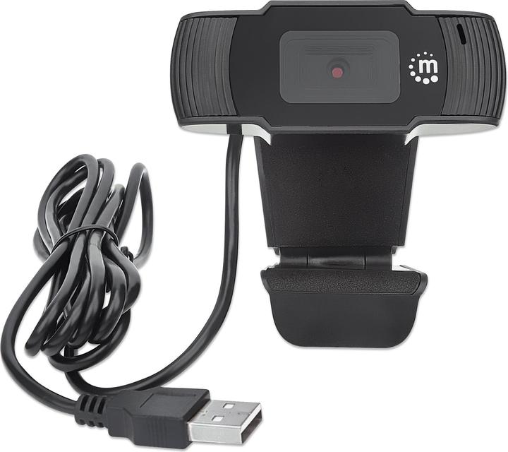 Productafbeelding Manhattan Webcam 2 megapixel 1080p Microfoon (2 Mpx)