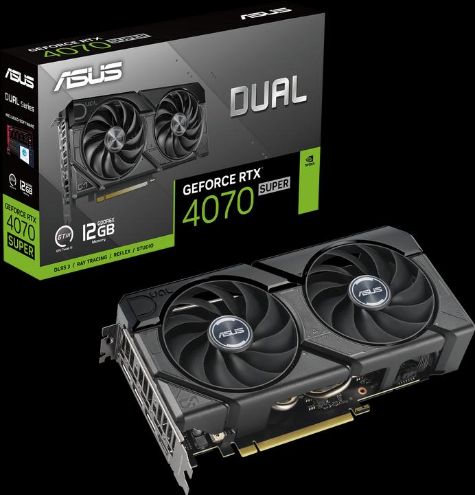Actual product image ASUS VGA RTX4070 12GB SUPER Dual 12G EVO (12 GB)