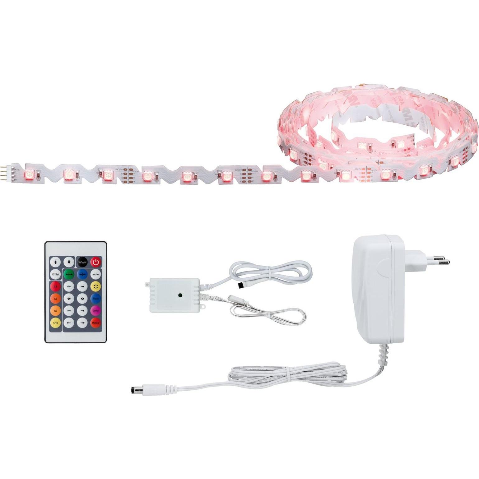 Paulmann, LED Streifen, FlexLED 3D Stripe Set (RGB, 300 cm, Indoor)