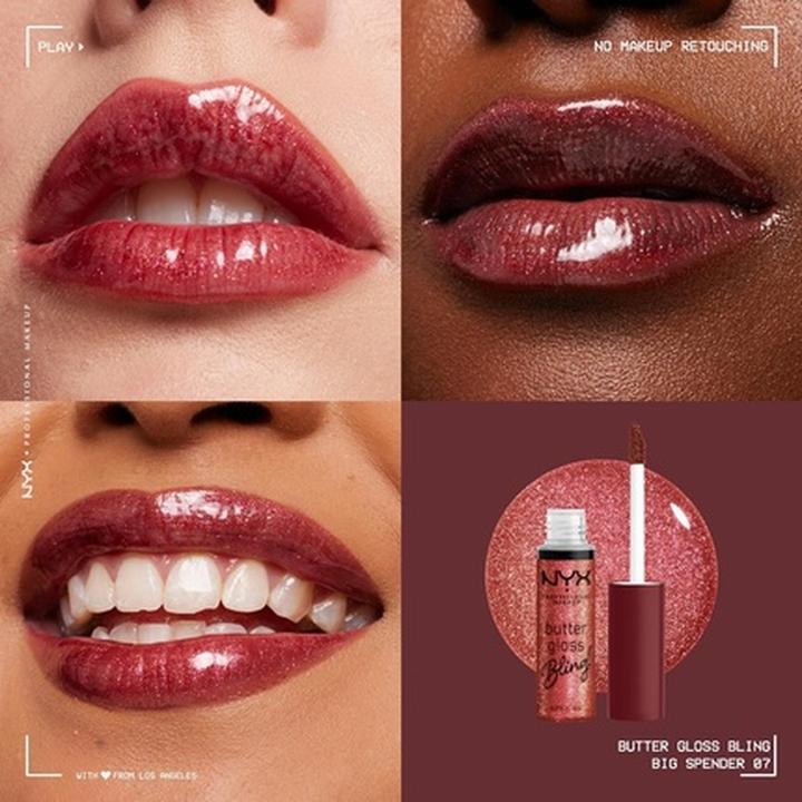 Produktbild NYX Professional Make-Up Butter Gloss Bling (07 Big Spender)