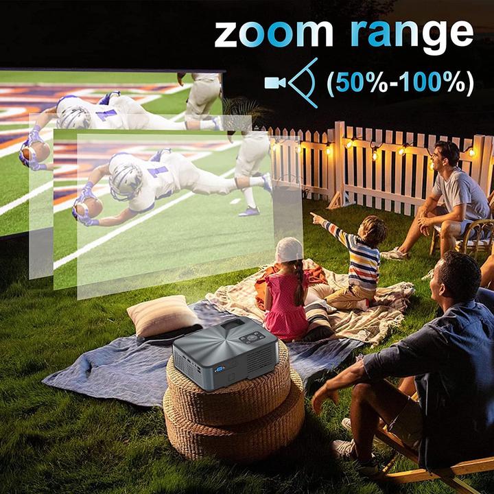 Actual product image Tecdigbo Full HD C9 Projector, 22x16x9cm