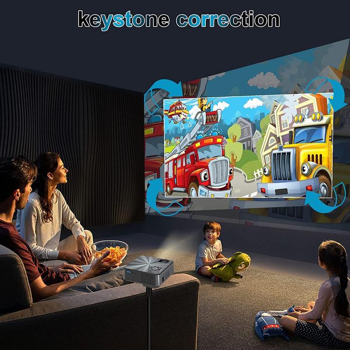 Actual product image Tecdigbo Full HD C9 Projector, 22x16x9cm