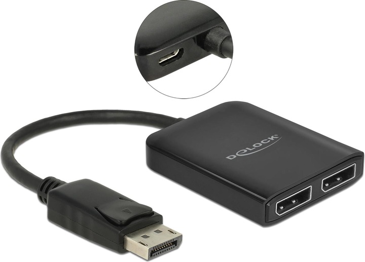 Immagine prodotto Delock Splitter di segnale DisplayPort (DP, 6.10 cm)