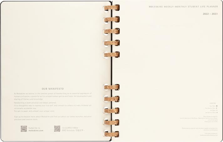 Produktbild Moleskine Studienplaner (23.5 x 28.14 x 2.5 cm)